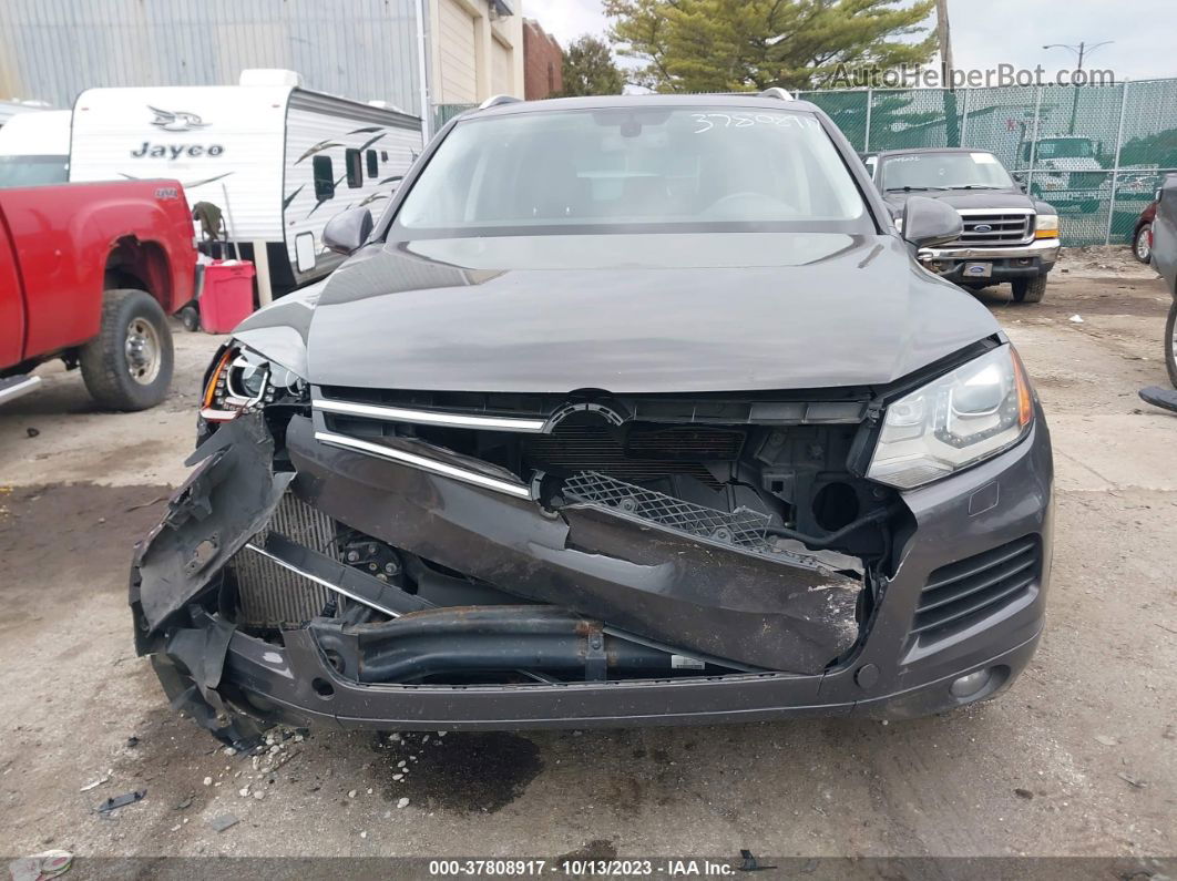 2012 Volkswagen Touareg Tdi Lux Серый vin: WVGEK9BP8CD009021