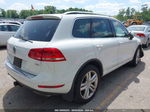 2012 Volkswagen Touareg Tdi Executive White vin: WVGEK9BP8CD009553