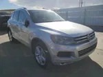 2012 Volkswagen Touareg V6 Tdi Silver vin: WVGEK9BP9CD005849