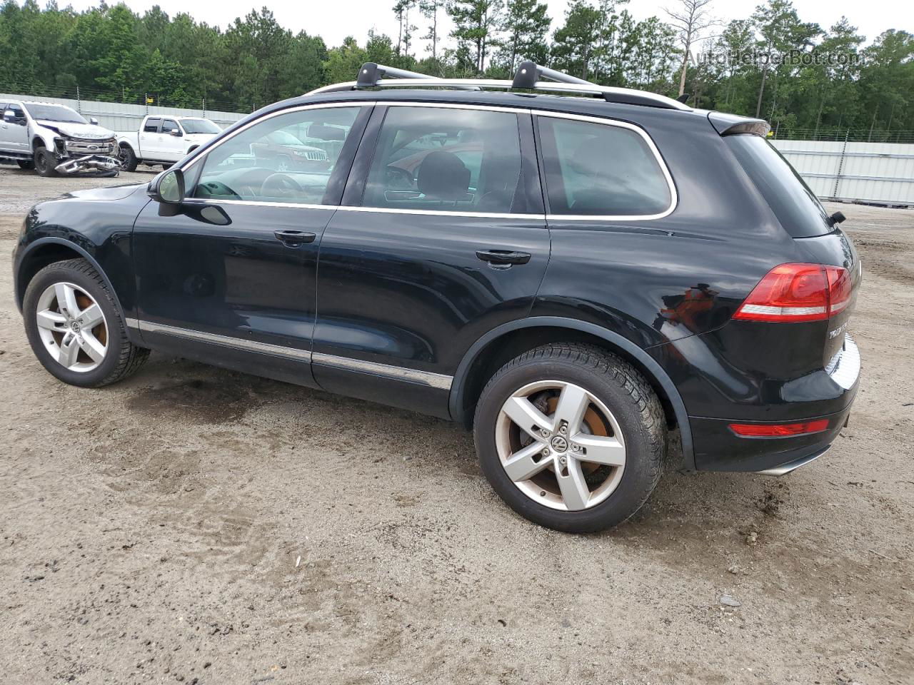 2013 Volkswagen Touareg V6 Tdi Black vin: WVGEP9BP0DD000882