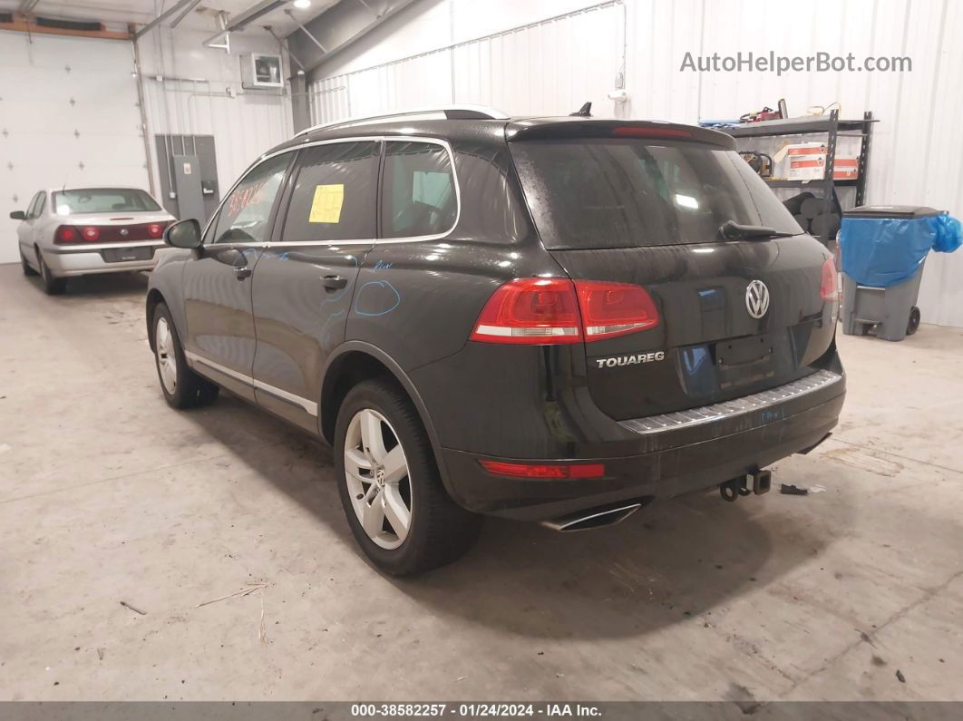 2013 Volkswagen Touareg Tdi Lux Черный vin: WVGEP9BP0DD001336