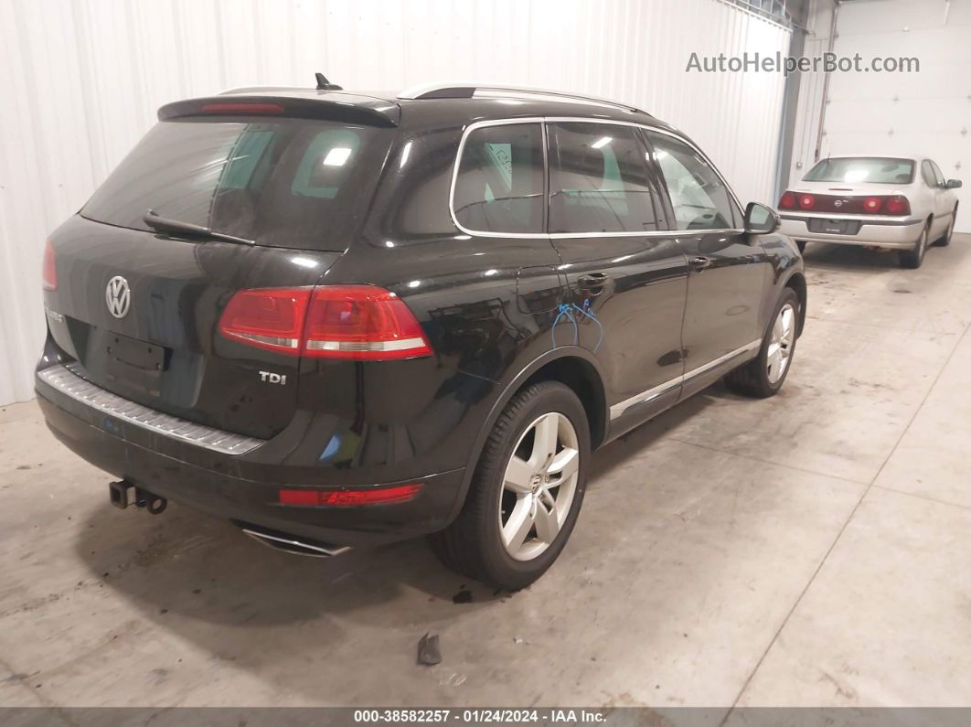 2013 Volkswagen Touareg Tdi Lux Черный vin: WVGEP9BP0DD001336