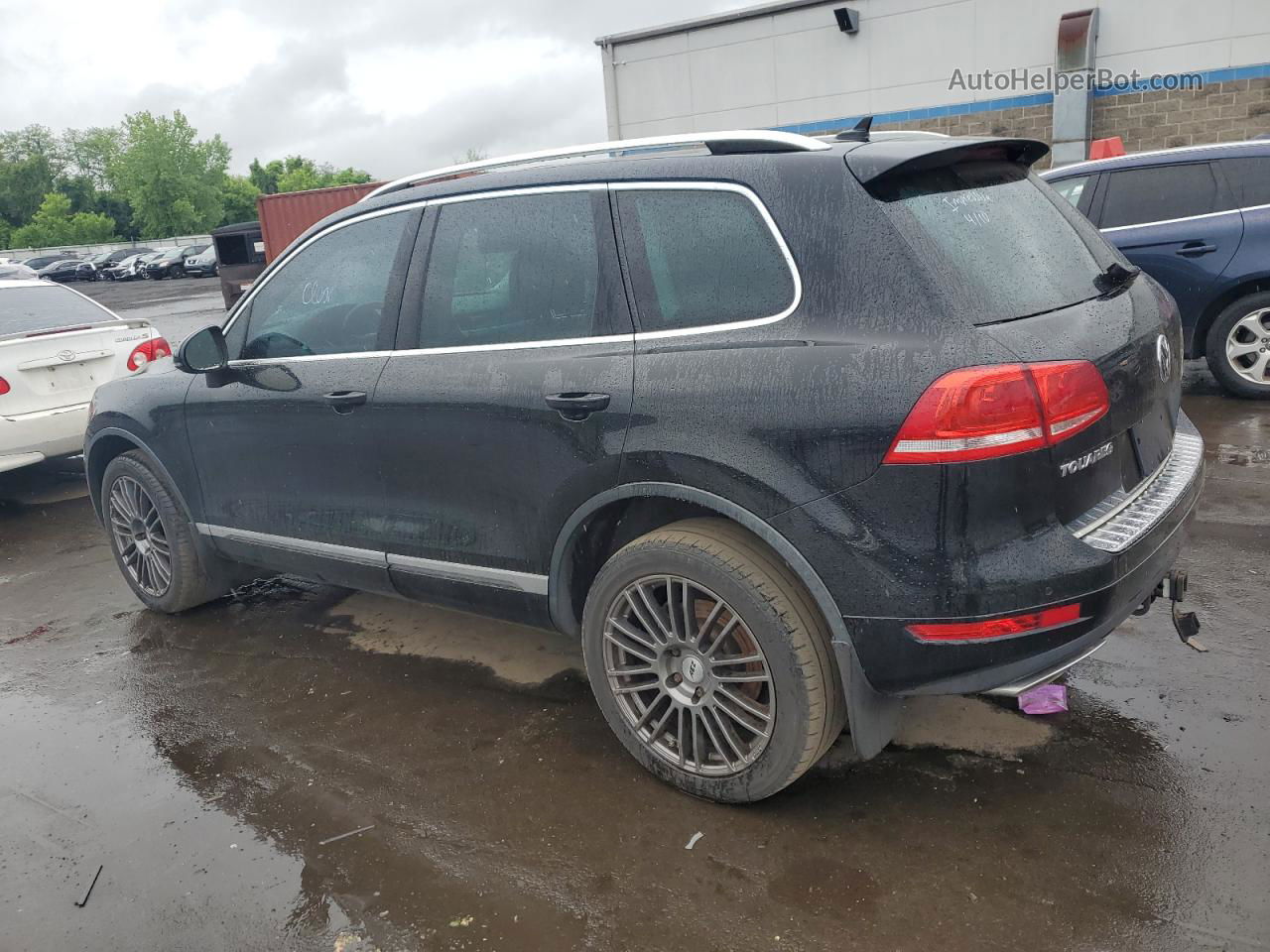 2013 Volkswagen Touareg V6 Tdi Black vin: WVGEP9BP0DD013115