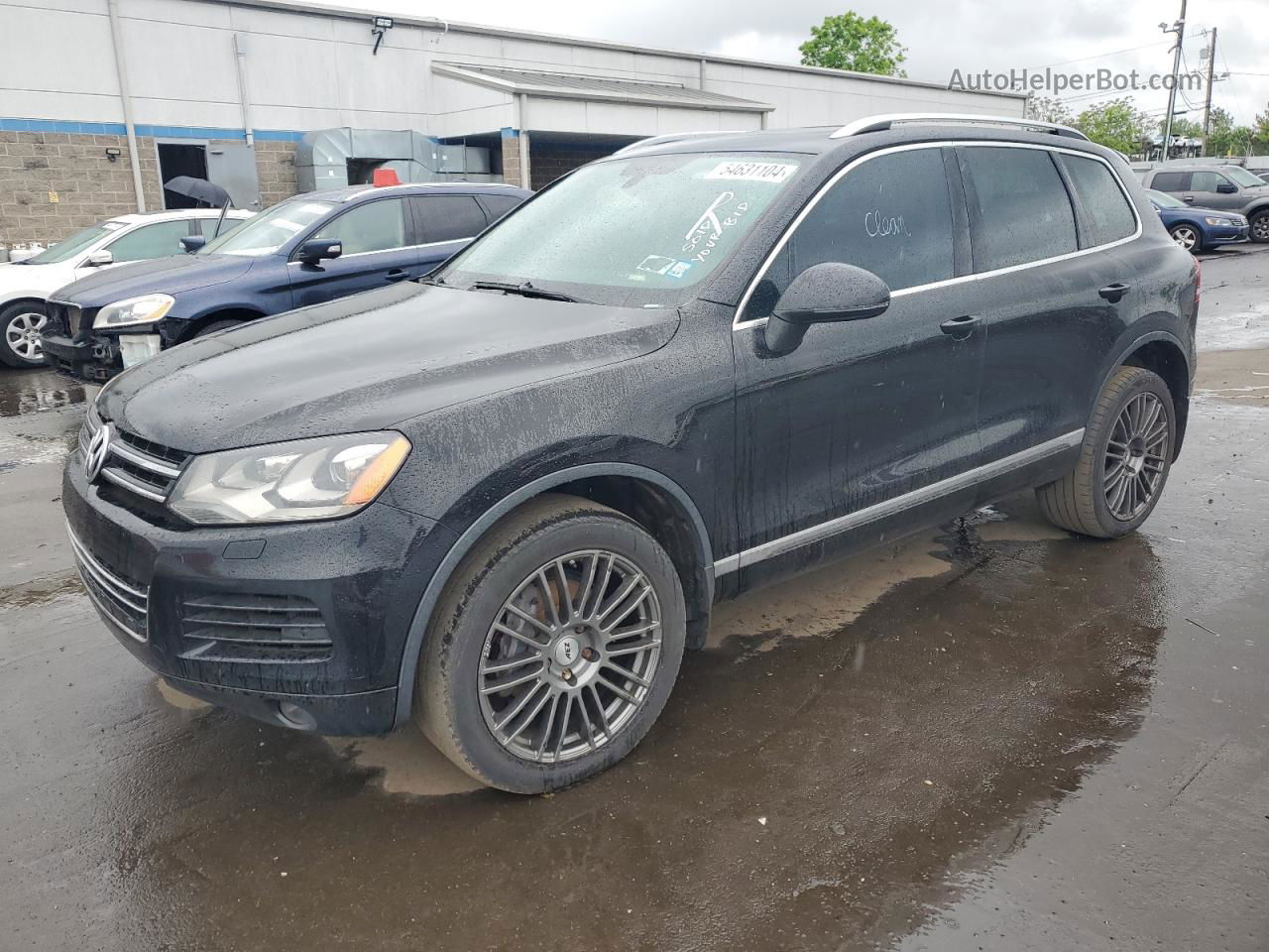 2013 Volkswagen Touareg V6 Tdi Black vin: WVGEP9BP0DD013115