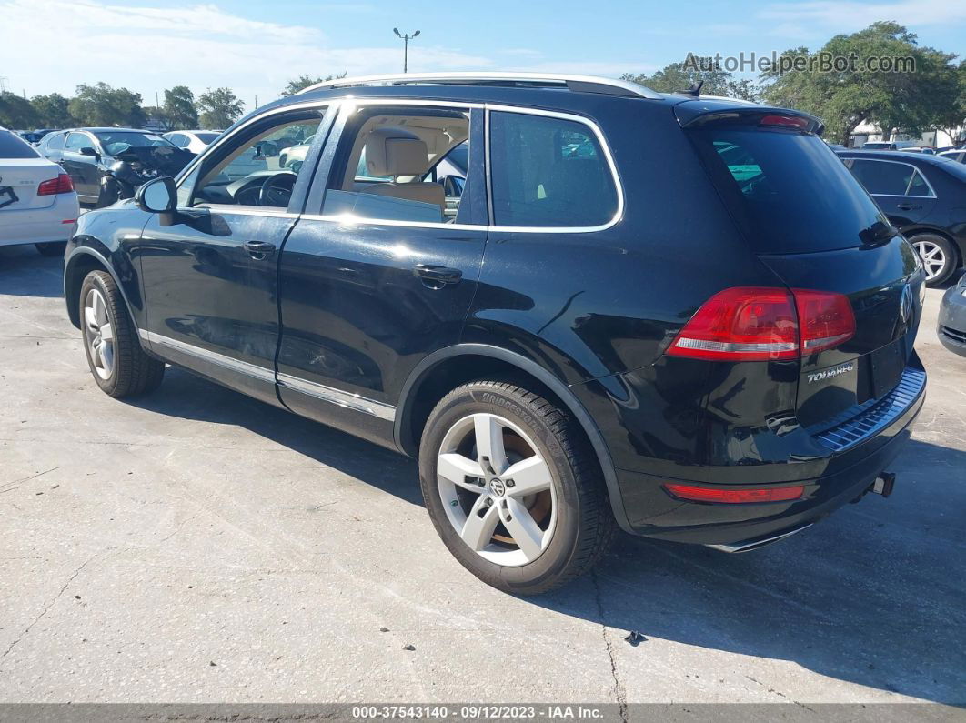 2014 Volkswagen Touareg Lux Black vin: WVGEP9BP0ED001953