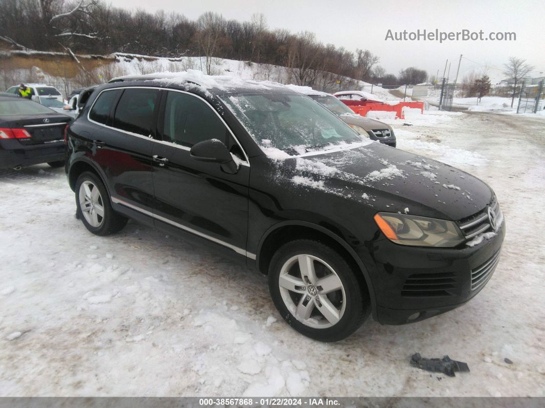 2013 Volkswagen Touareg Tdi Lux Черный vin: WVGEP9BP1DD004942