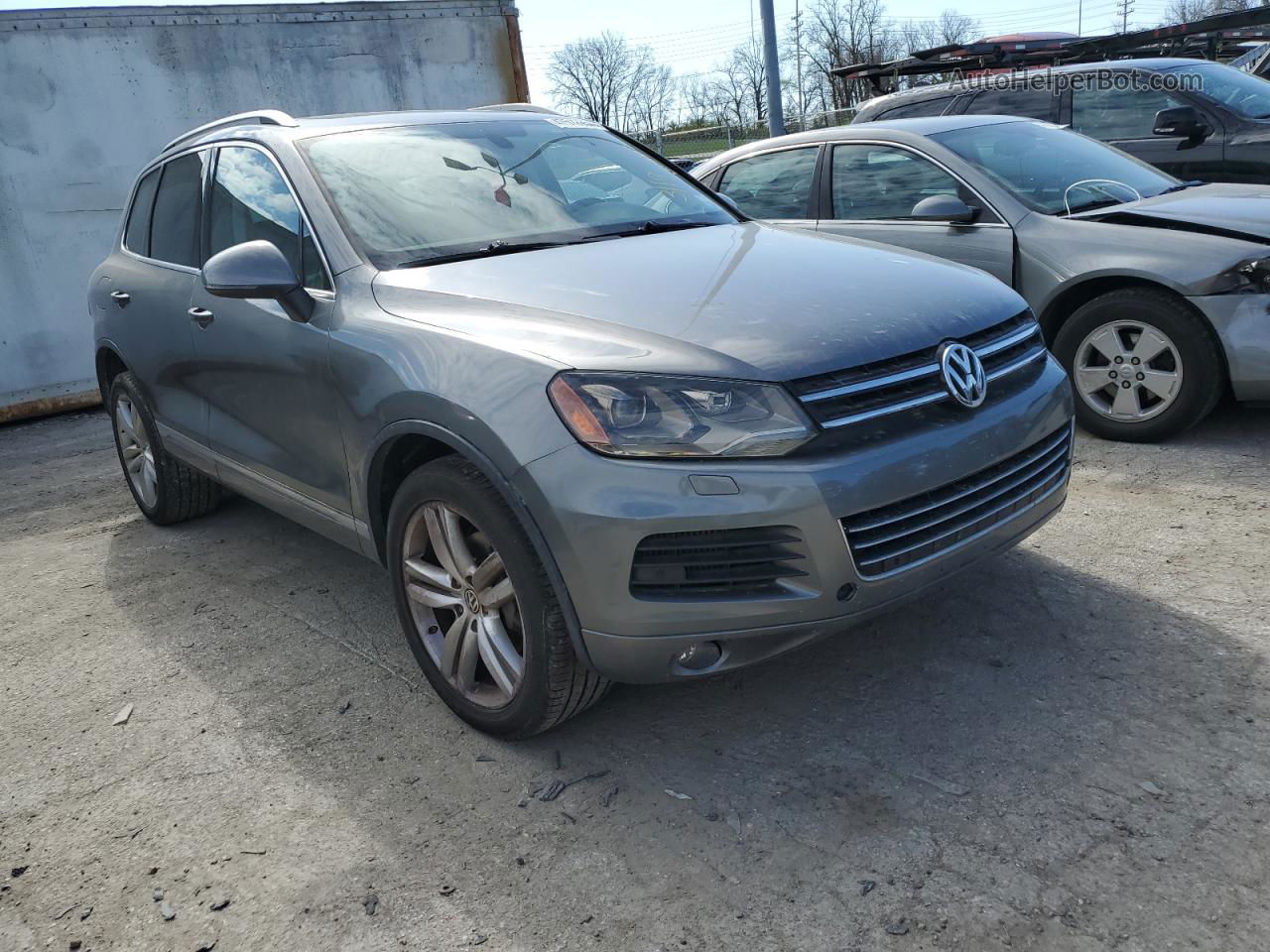 2013 Volkswagen Touareg V6 Tdi Charcoal vin: WVGEP9BP1DD005654