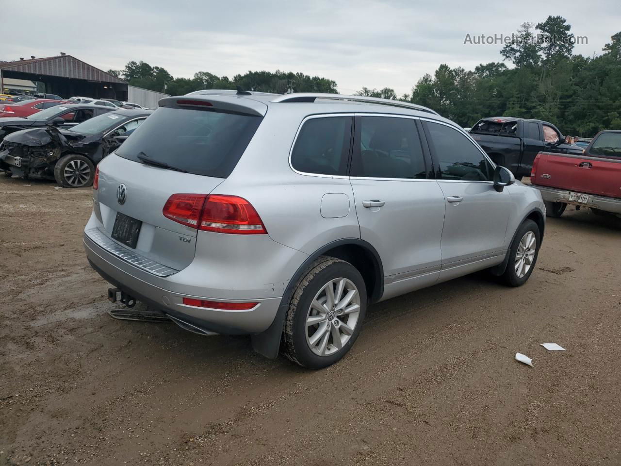 2013 Volkswagen Touareg V6 Tdi Серебряный vin: WVGEP9BP1DD011597