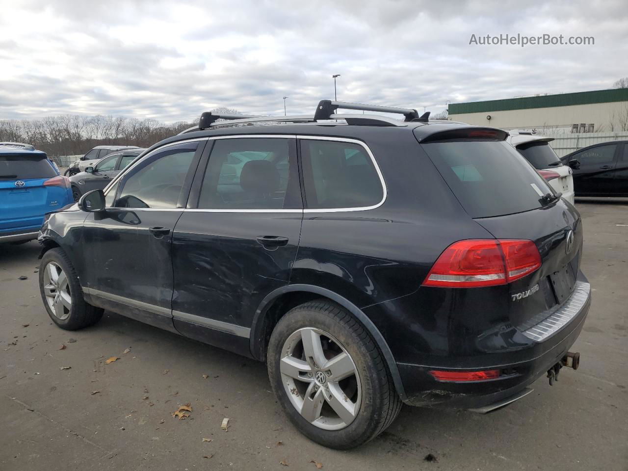 2013 Volkswagen Touareg V6 Tdi Black vin: WVGEP9BP1DD013155