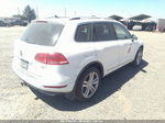 2013 Volkswagen Touareg Exec White vin: WVGEP9BP2DD006232