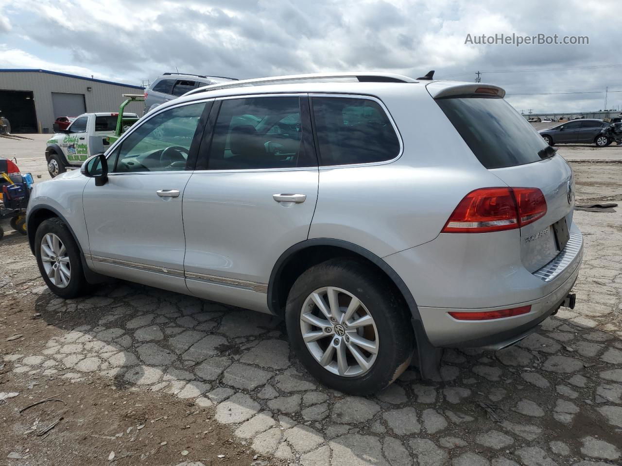 2014 Volkswagen Touareg V6 Tdi Gray vin: WVGEP9BP2ED001386