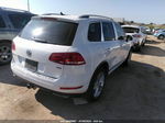 2014 Volkswagen Touareg Exec White vin: WVGEP9BP2ED010704