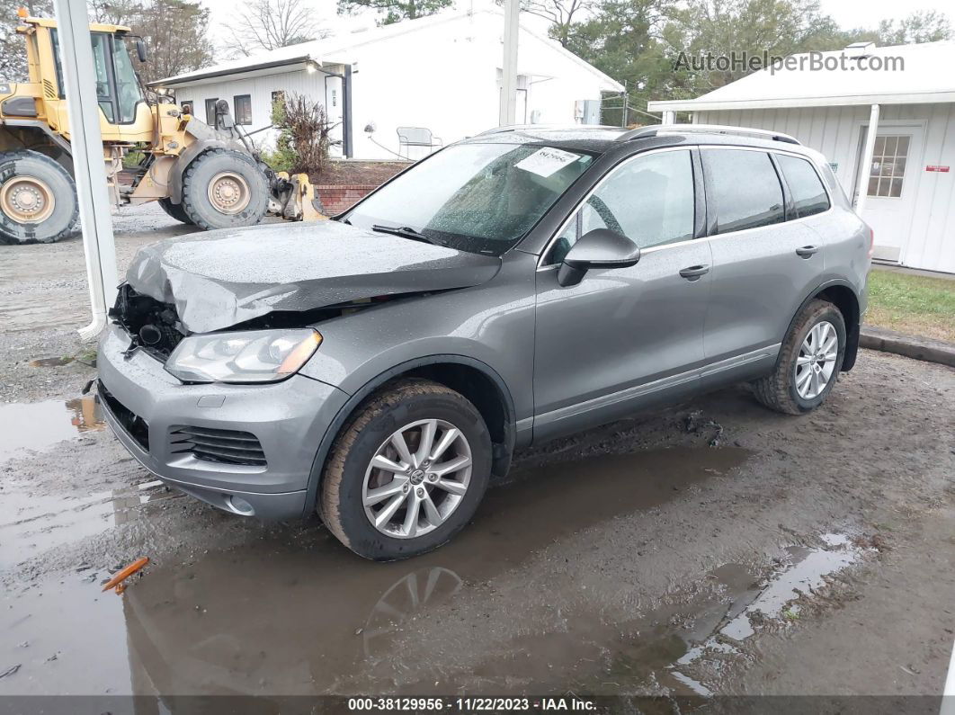 2014 Volkswagen Touareg Tdi Sport Gray vin: WVGEP9BP2ED012131