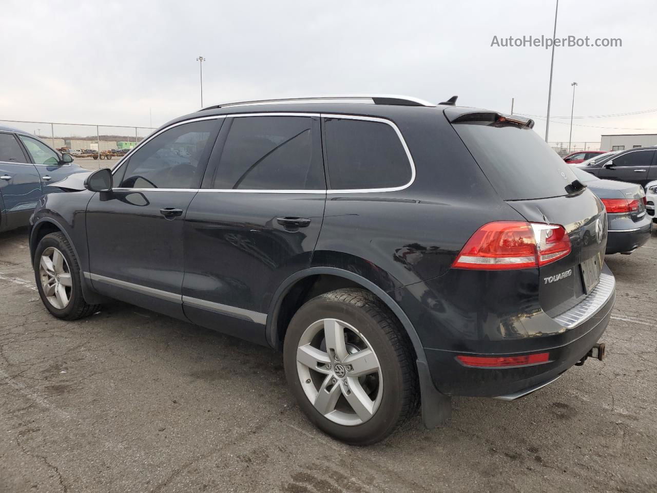 2014 Volkswagen Touareg V6 Tdi Black vin: WVGEP9BP2ED013733