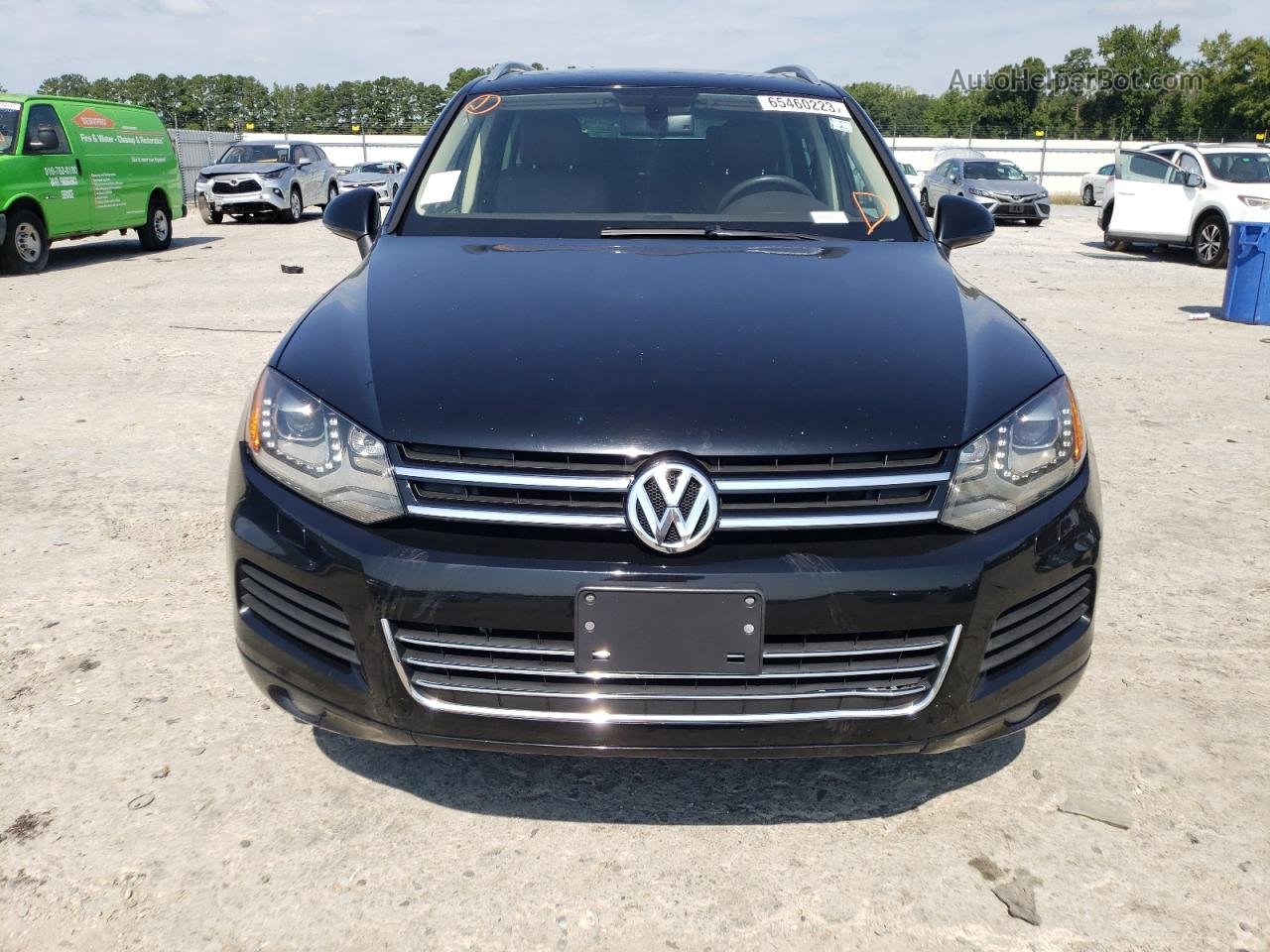 2013 Volkswagen Touareg V6 Tdi Black vin: WVGEP9BP3DD000892