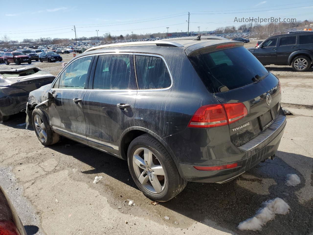 2013 Volkswagen Touareg V6 Tdi Gray vin: WVGEP9BP3DD003498