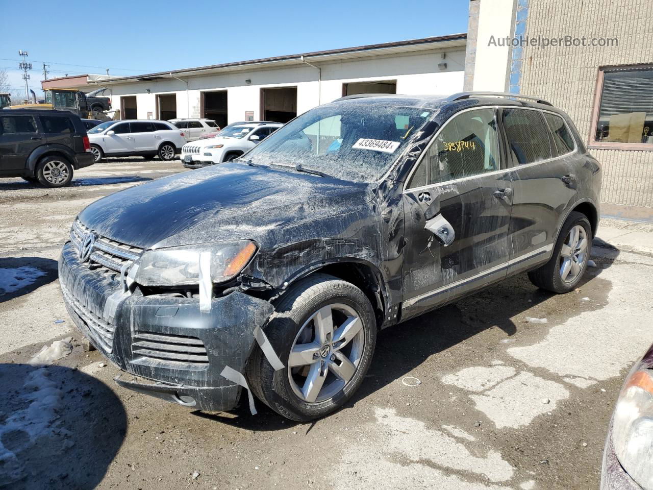 2013 Volkswagen Touareg V6 Tdi Серый vin: WVGEP9BP3DD003498