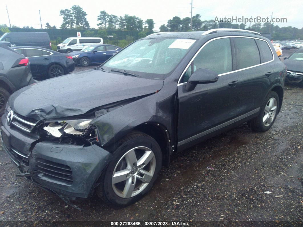 2013 Volkswagen Touareg Tdi Lux Черный vin: WVGEP9BP3DD006028