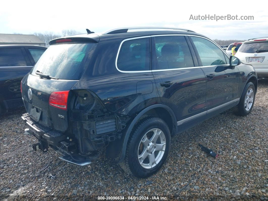 2013 Volkswagen Touareg V6 Tdi Black vin: WVGEP9BP3DD013772