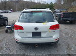 2014 Volkswagen Touareg Tdi Lux White vin: WVGEP9BP3ED010355