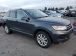 2014 Volkswagen Touareg V6 Tdi Gray vin: WVGEP9BP3ED011649