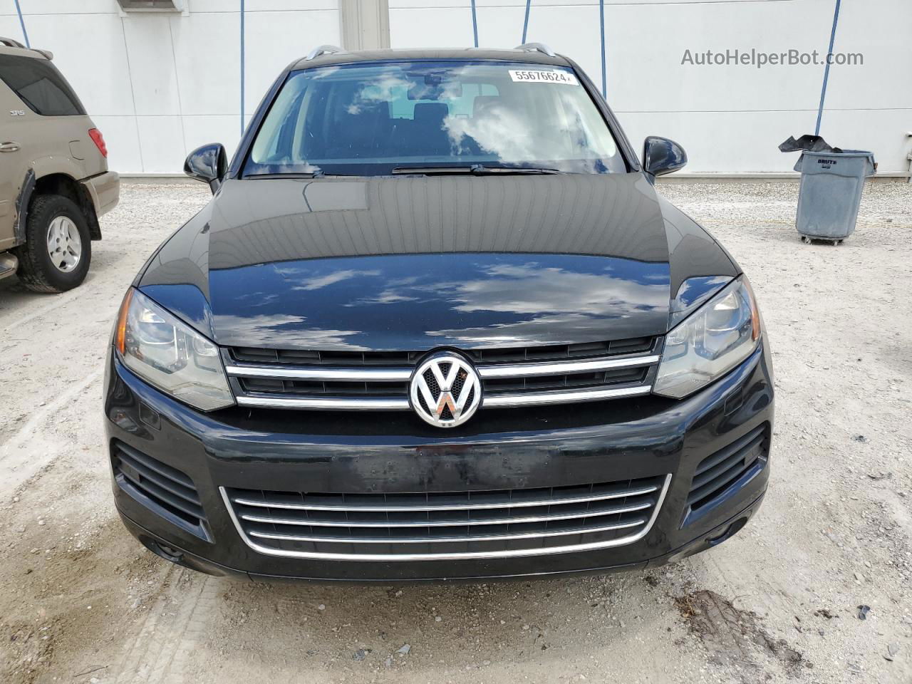 2013 Volkswagen Touareg V6 Tdi Black vin: WVGEP9BP4DD004286