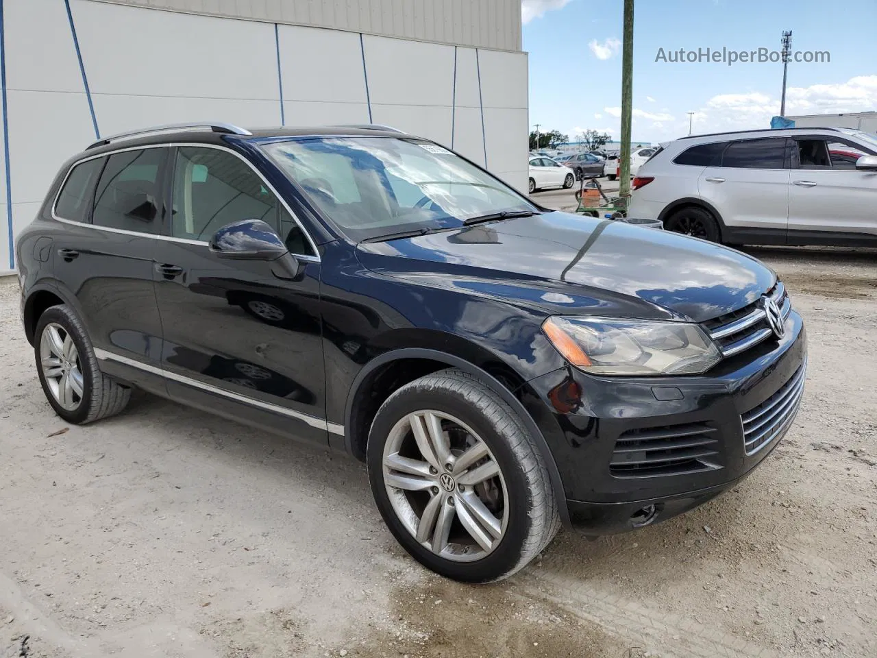 2013 Volkswagen Touareg V6 Tdi Black vin: WVGEP9BP4DD004286