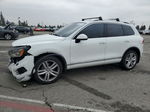 2013 Volkswagen Touareg V6 Tdi White vin: WVGEP9BP4DD006328