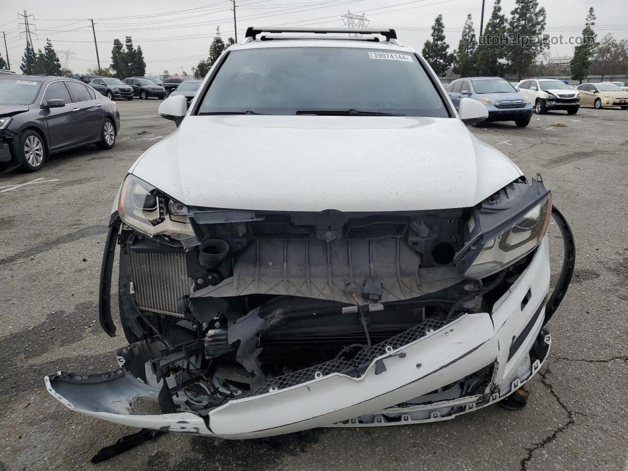 2013 Volkswagen Touareg V6 Tdi White vin: WVGEP9BP4DD006328