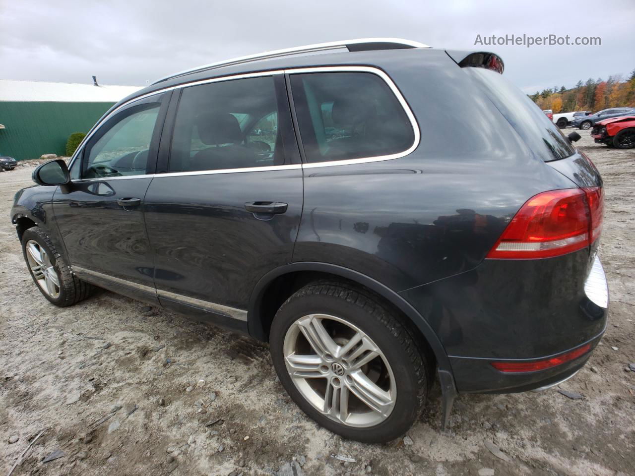 2013 Volkswagen Touareg V6 Tdi Gray vin: WVGEP9BP4DD013490