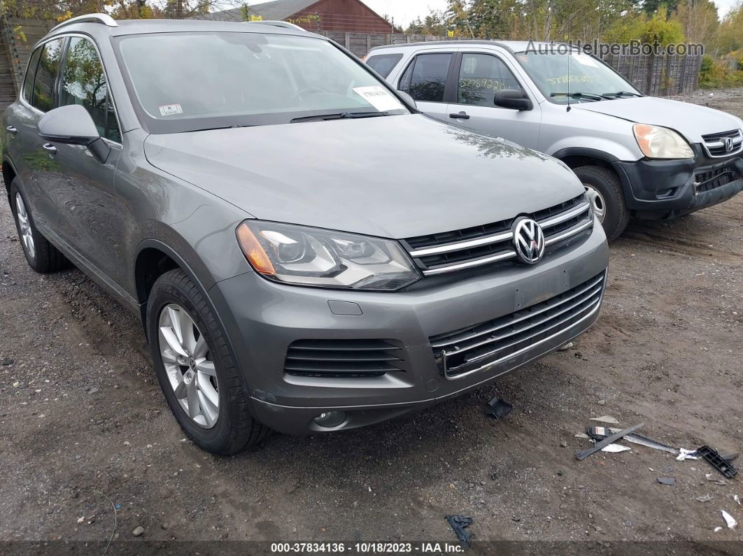 2014 Volkswagen Touareg Sport W/nav Gray vin: WVGEP9BP4ED011711