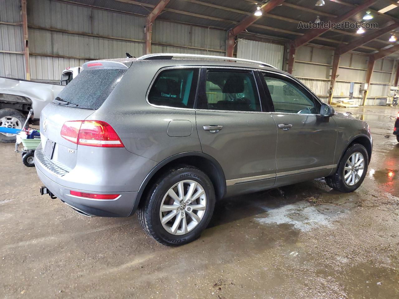 2014 Volkswagen Touareg V6 Tdi Серый vin: WVGEP9BP4ED013880