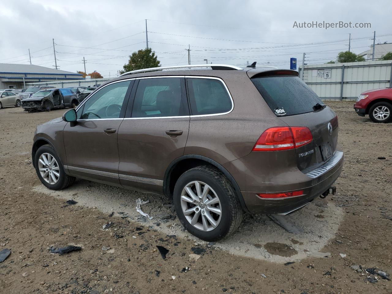 2013 Volkswagen Touareg V6 Tdi Желто-коричневый vin: WVGEP9BP5DD005432