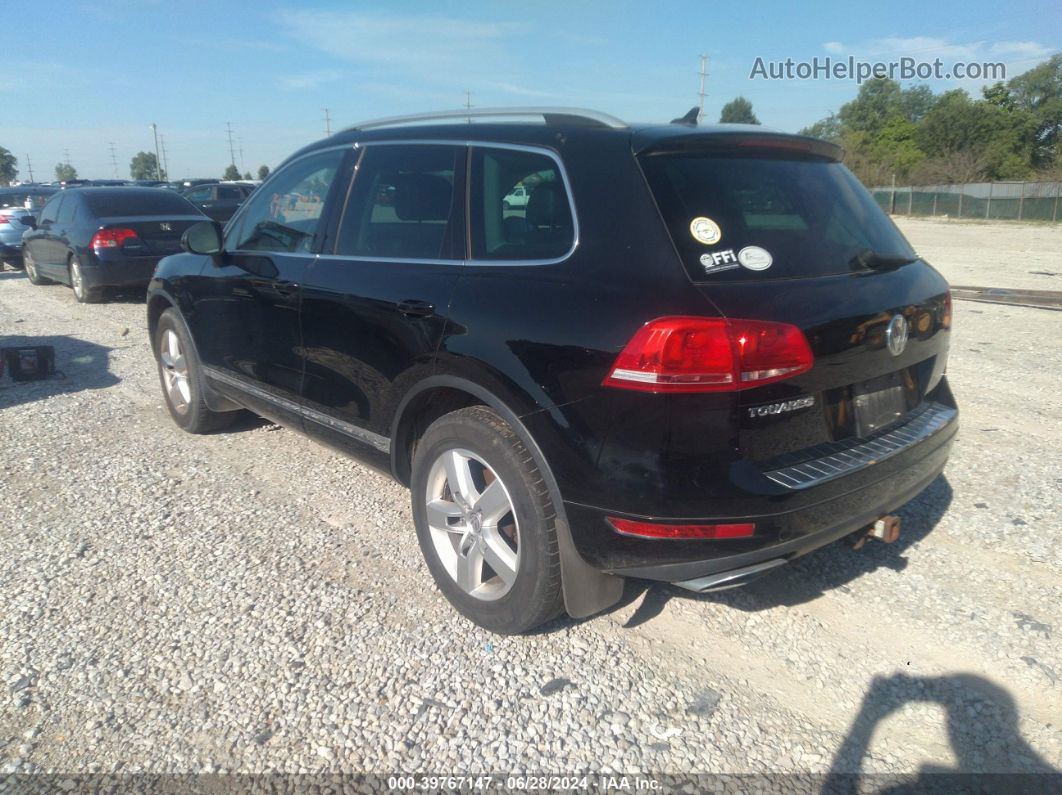 2013 Volkswagen Touareg Tdi Lux Черный vin: WVGEP9BP5DD005849