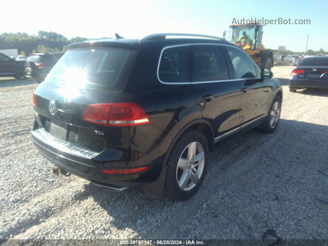 2013 Volkswagen Touareg Tdi Lux Черный vin: WVGEP9BP5DD005849