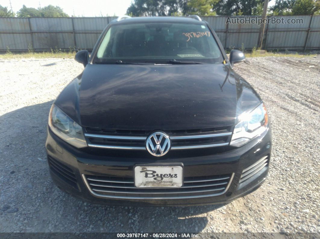 2013 Volkswagen Touareg Tdi Lux Black vin: WVGEP9BP5DD005849