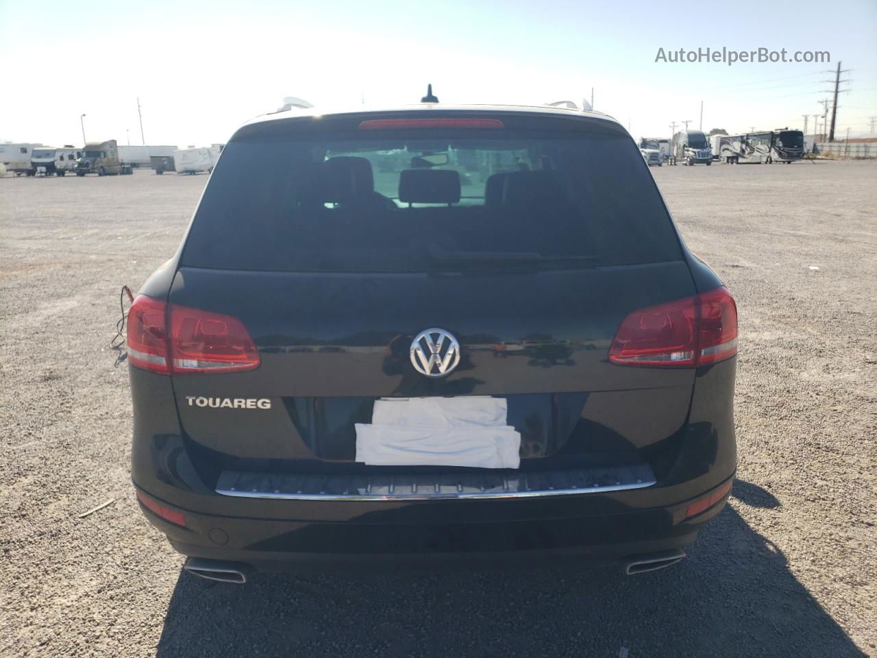 2013 Volkswagen Touareg V6 Tdi Black vin: WVGEP9BP5DD010095