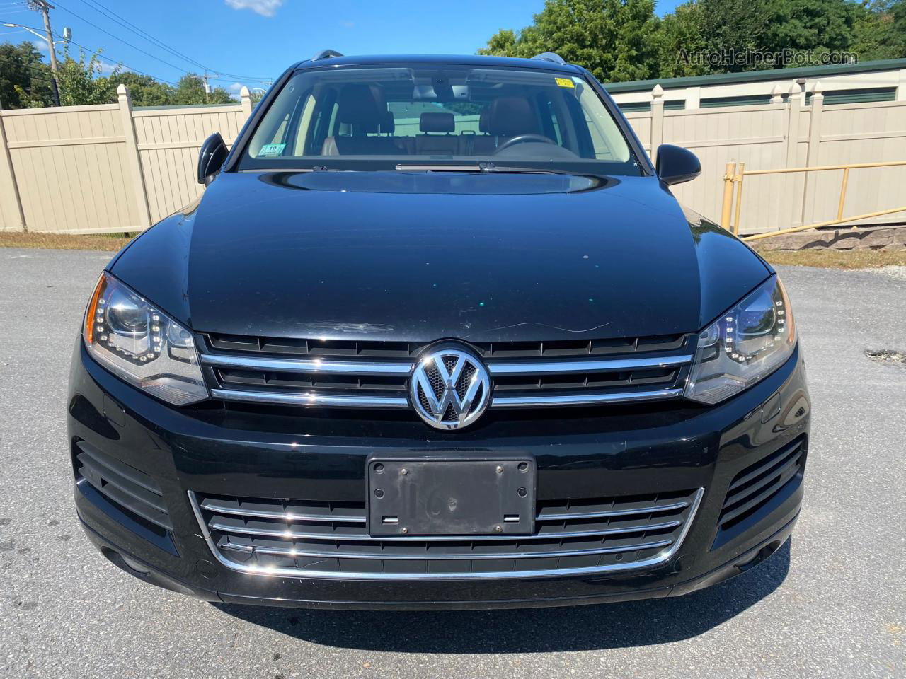 2013 Volkswagen Touareg V6 Tdi Black vin: WVGEP9BP5DD011201