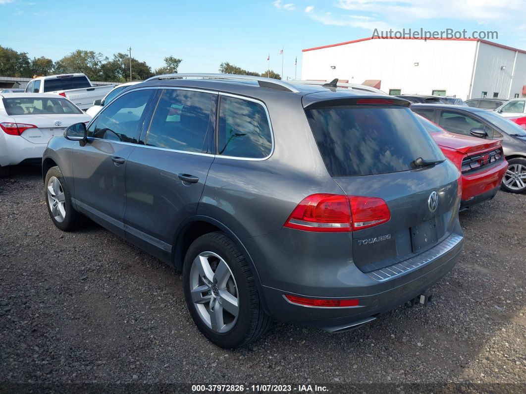 2013 Volkswagen Touareg Tdi Lux Gray vin: WVGEP9BP5DD013403