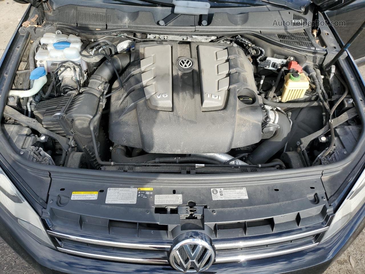 2014 Volkswagen Touareg V6 Tdi Черный vin: WVGEP9BP5ED010812