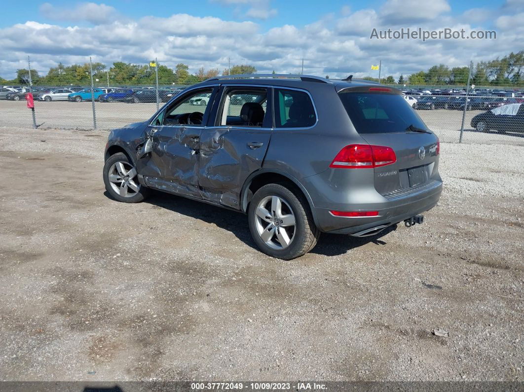 2013 Volkswagen Touareg Lux Gray vin: WVGEP9BP6DD003379