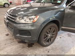 2013 Volkswagen Touareg Tdi Lux Gray vin: WVGEP9BP6DD006640