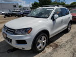 2014 Volkswagen Touareg V6 Tdi White vin: WVGEP9BP6ED001293