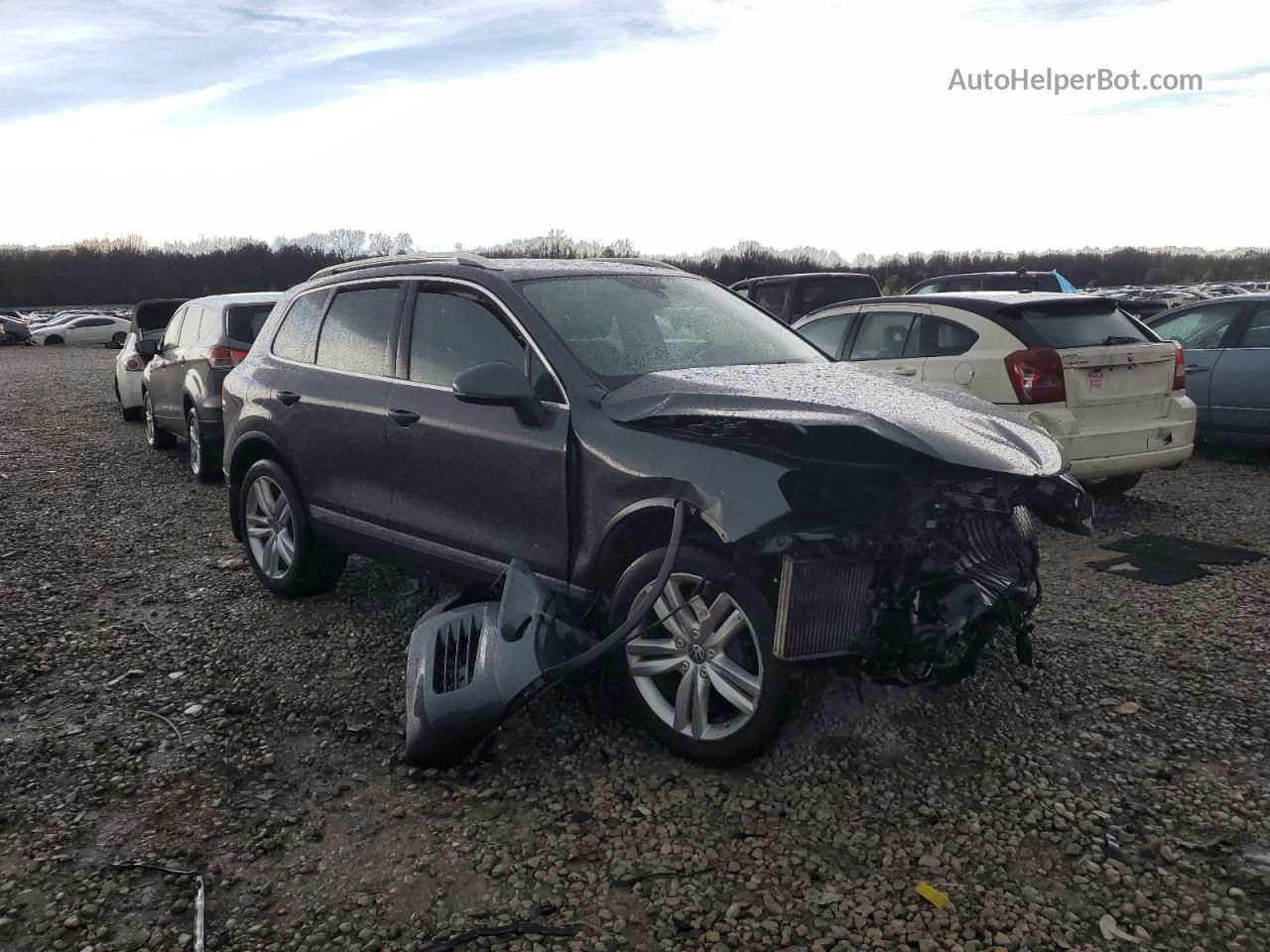 2014 Volkswagen Touareg V6 Tdi Угольный vin: WVGEP9BP6ED008745