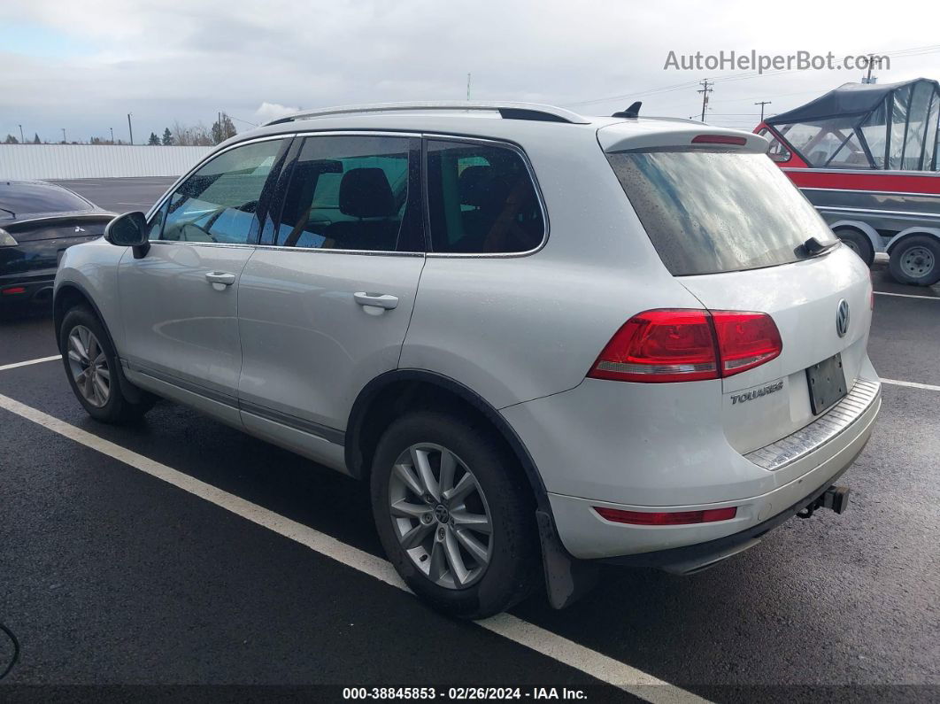 2014 Volkswagen Touareg Tdi Sport White vin: WVGEP9BP6ED010480