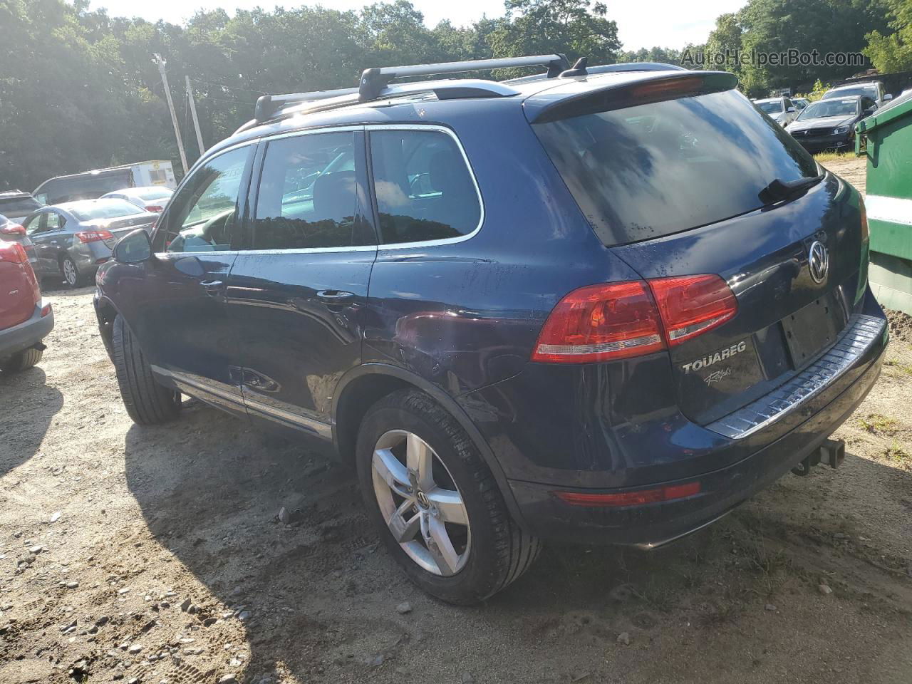 2014 Volkswagen Touareg V6 Tdi Синий vin: WVGEP9BP6ED012259