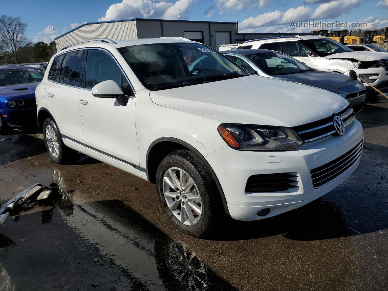 2014 Volkswagen Touareg V6 Tdi Белый vin: WVGEP9BP6ED013072