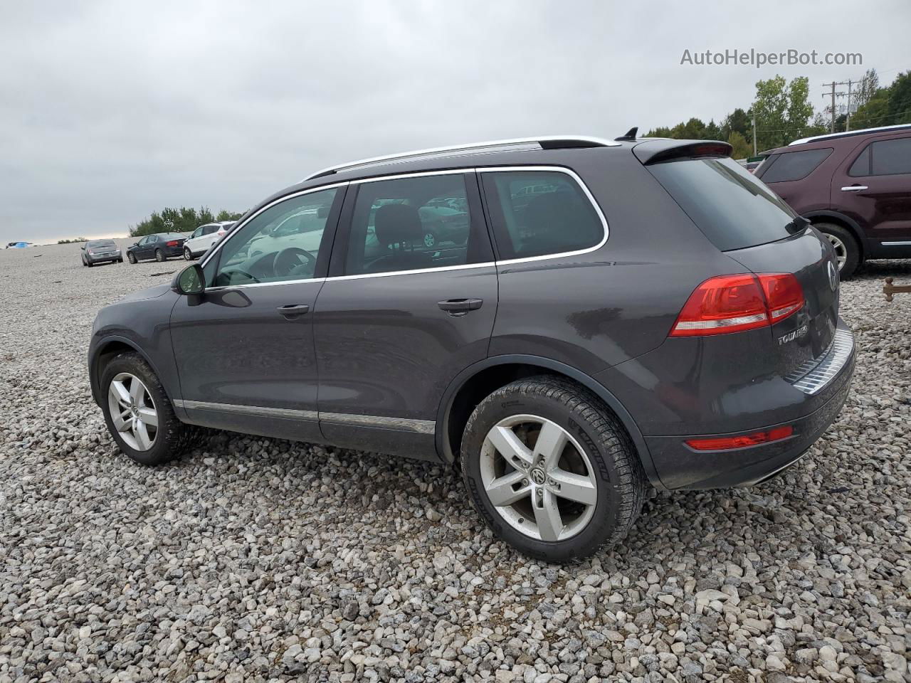 2013 Volkswagen Touareg V6 Tdi Gray vin: WVGEP9BP7DD000619