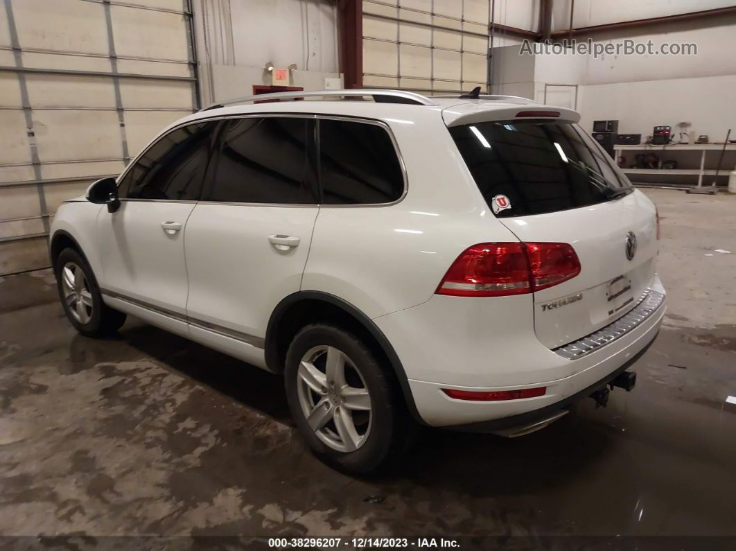 2013 Volkswagen Touareg Tdi Lux White vin: WVGEP9BP7DD006632