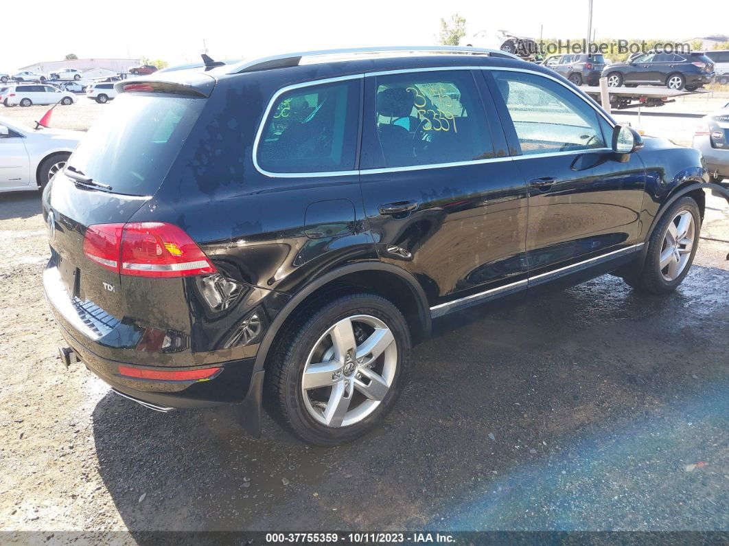 2013 Volkswagen Touareg Lux Черный vin: WVGEP9BP7DD007912